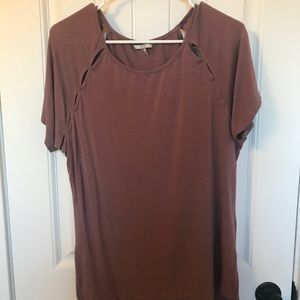 The Buckle// Purple tee